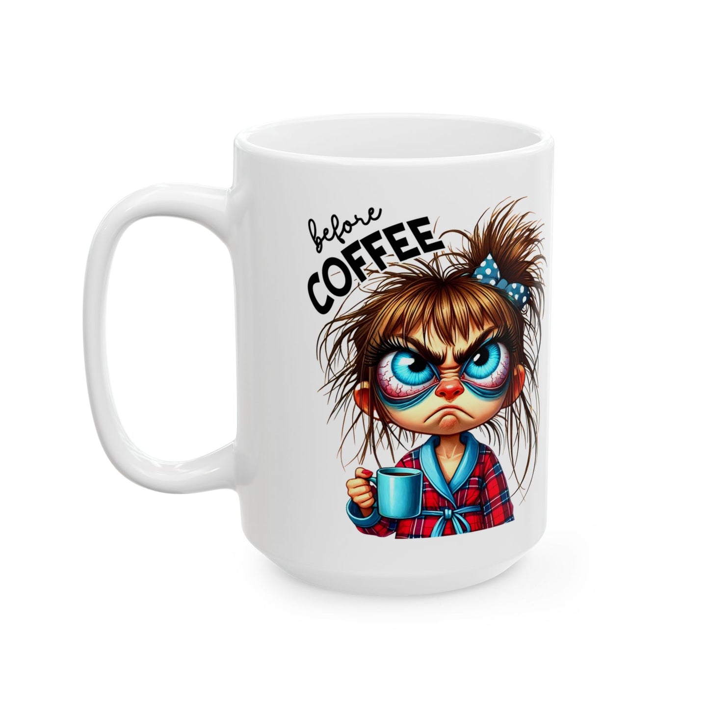 Fully Caffeinated Ceramic Mug - Fun Coffee Cup for Coffee Lovers