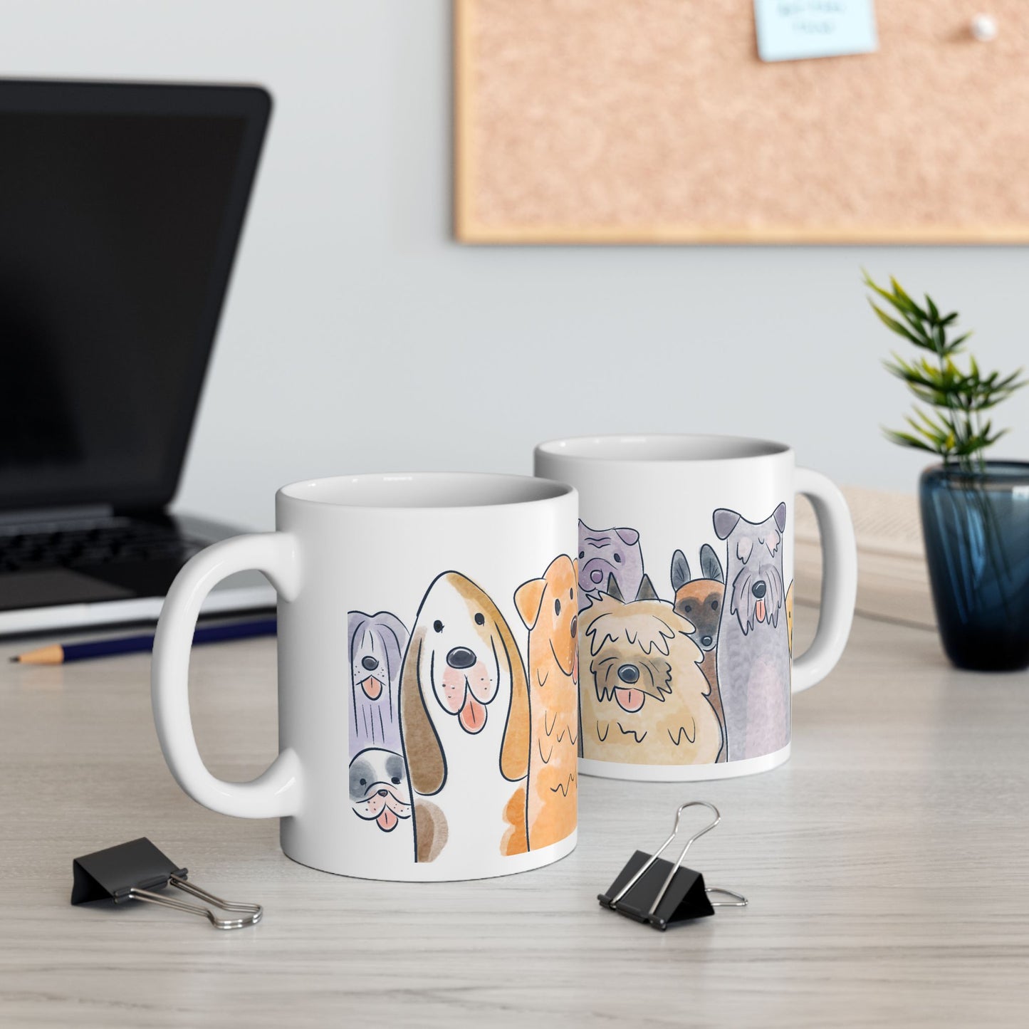 Happy Dogs Brigade Mug Design | Perfect for Pet Lovers | 11oz & 15oz Options