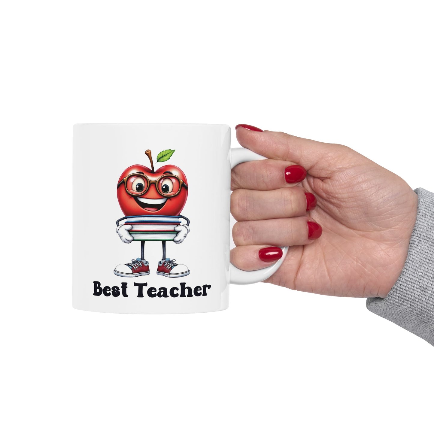 Apple - Best Teacher Ceramic Mug (11oz, 15oz)