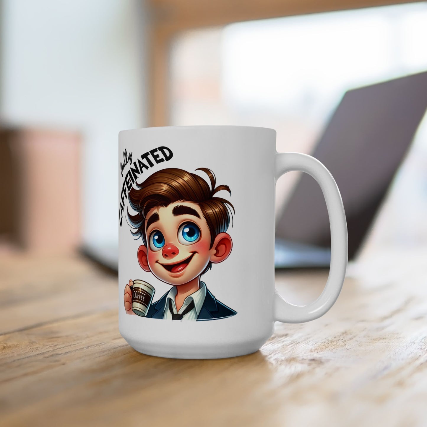 Fully Caffeinated Ceramic Coffee Mug