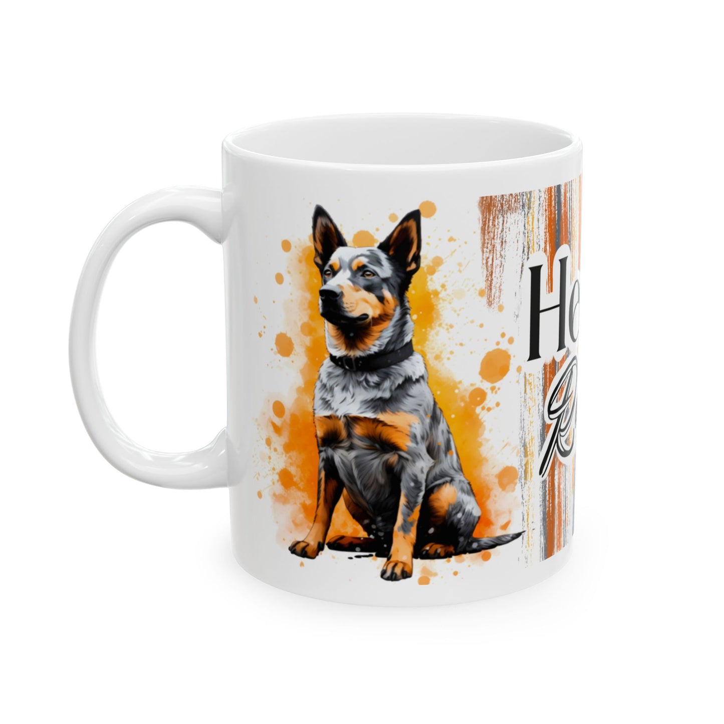 Heeler Rules Mug Design - Colorful Design for Dog Lovers