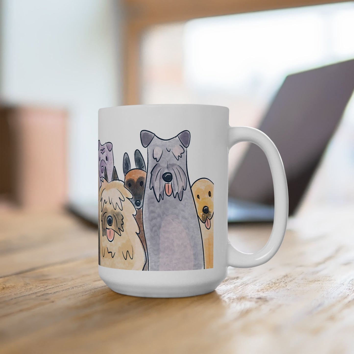 Happy Dogs Brigade Mug Design | Perfect for Pet Lovers | 11oz & 15oz Options