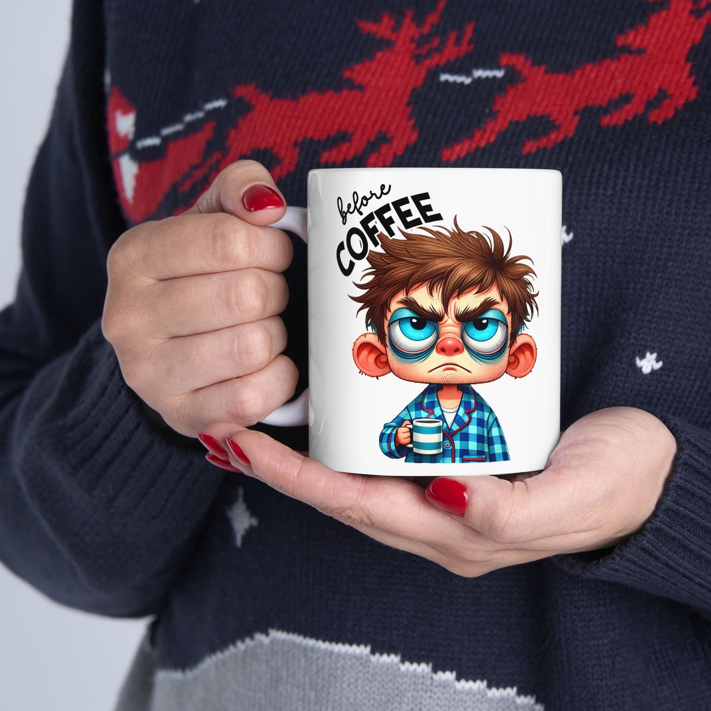 Fully Caffeinated Ceramic Coffee Mug