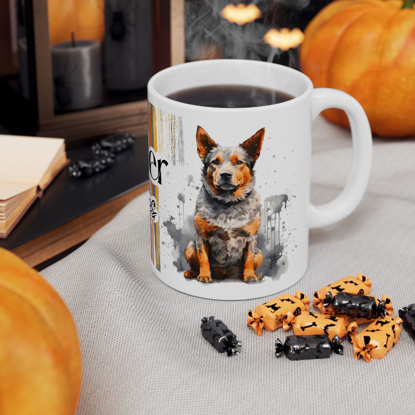Heeler Rules Mug Design - Colorful Design for Dog Lovers