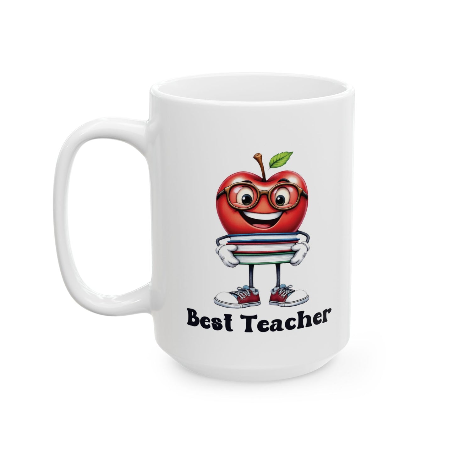 Apple - Best Teacher Ceramic Mug (11oz, 15oz)
