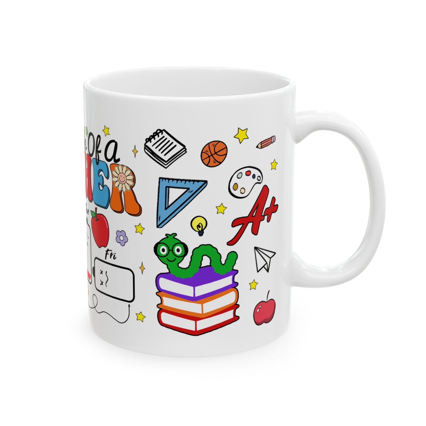 Teacher's Battery Life Ceramic Mug - Fun (11oz, 15oz)