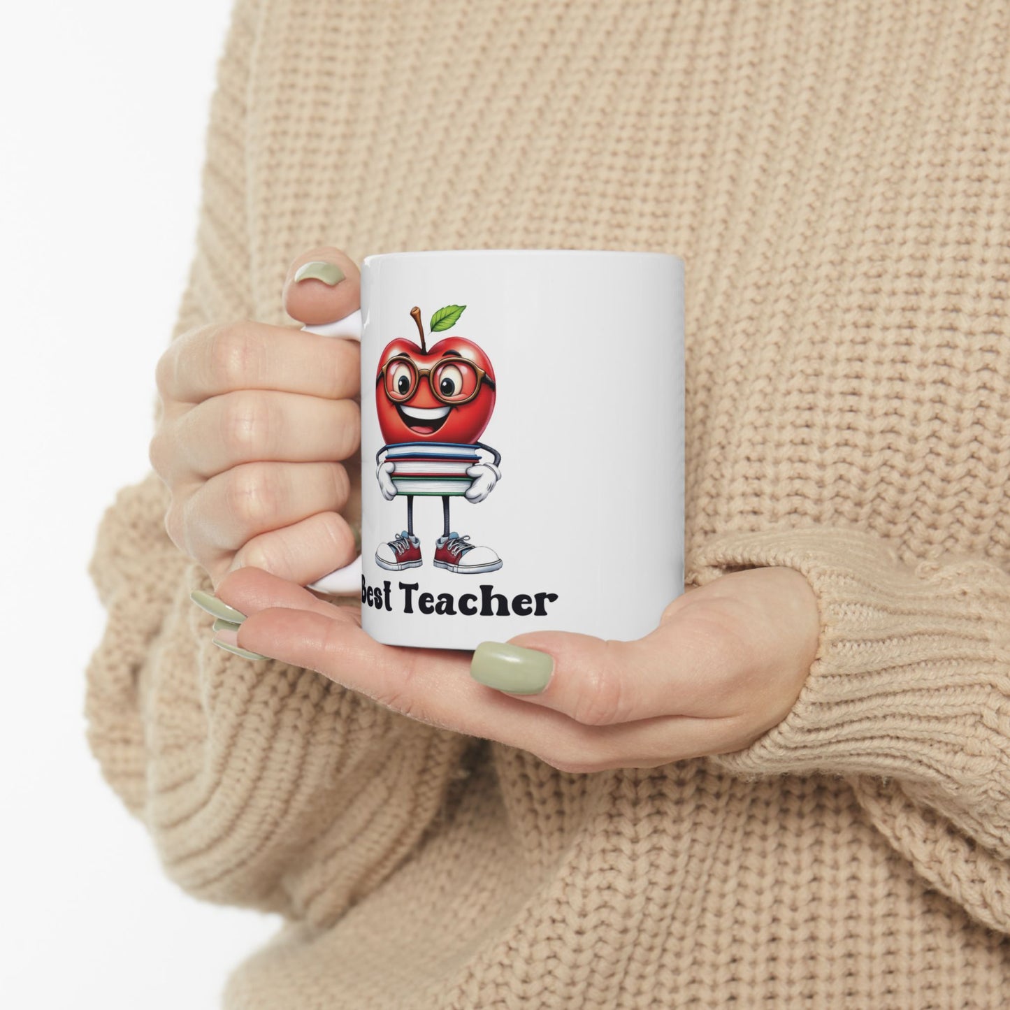 Apple - Best Teacher Ceramic Mug (11oz, 15oz)
