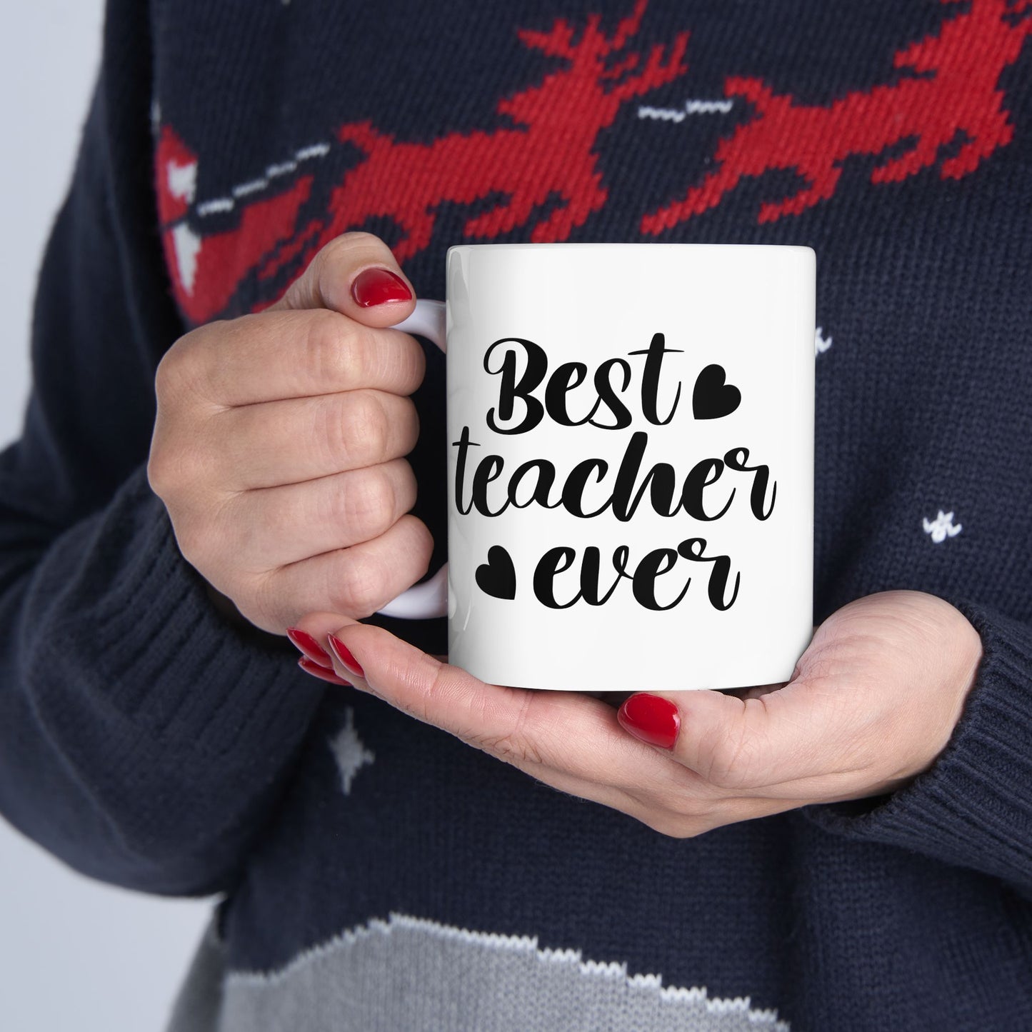 Best Teacher Ever 4 Coffee Mug - Inspirational Gift for Educators (11oz & 15oz)