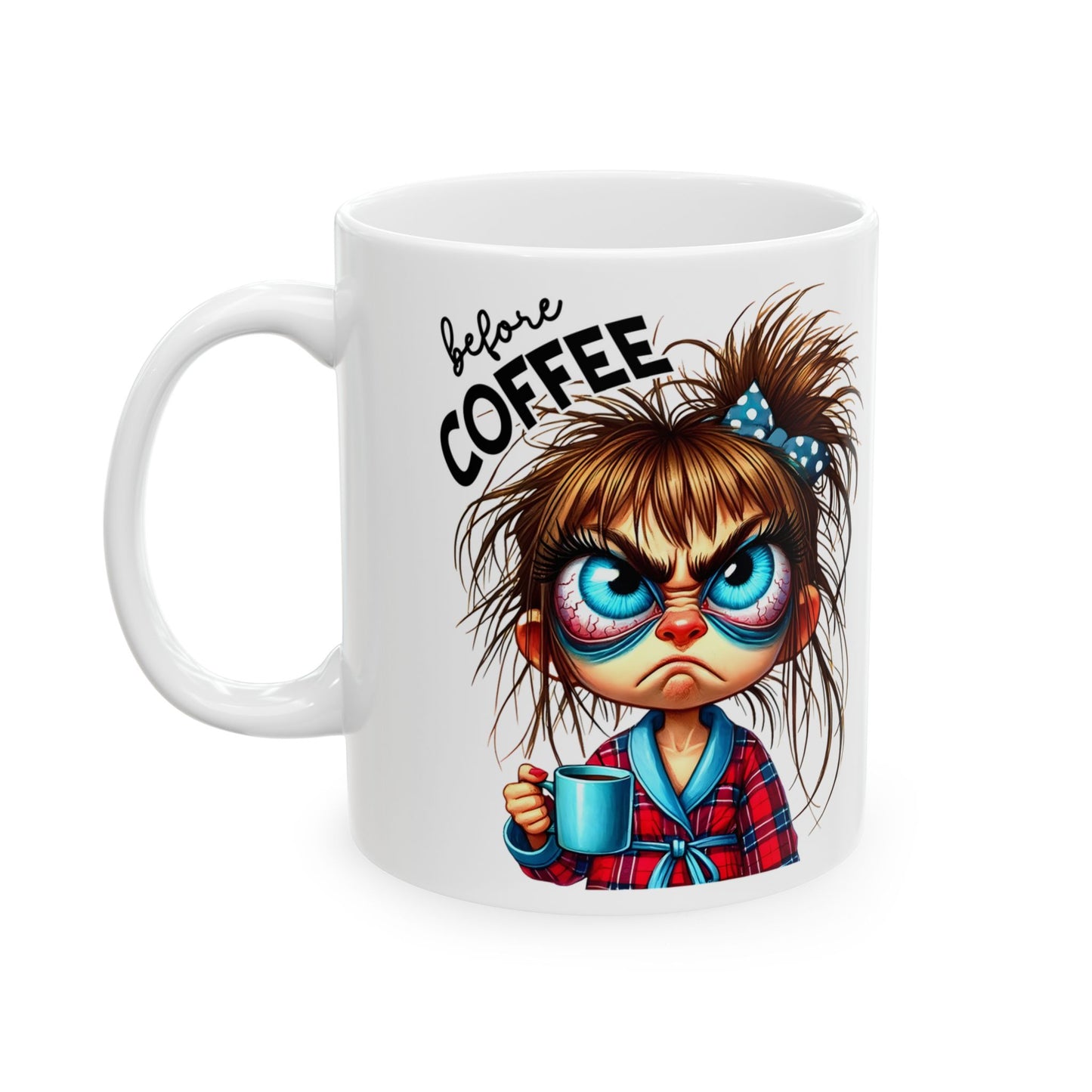 Fully Caffeinated Ceramic Mug - Fun Coffee Cup for Coffee Lovers