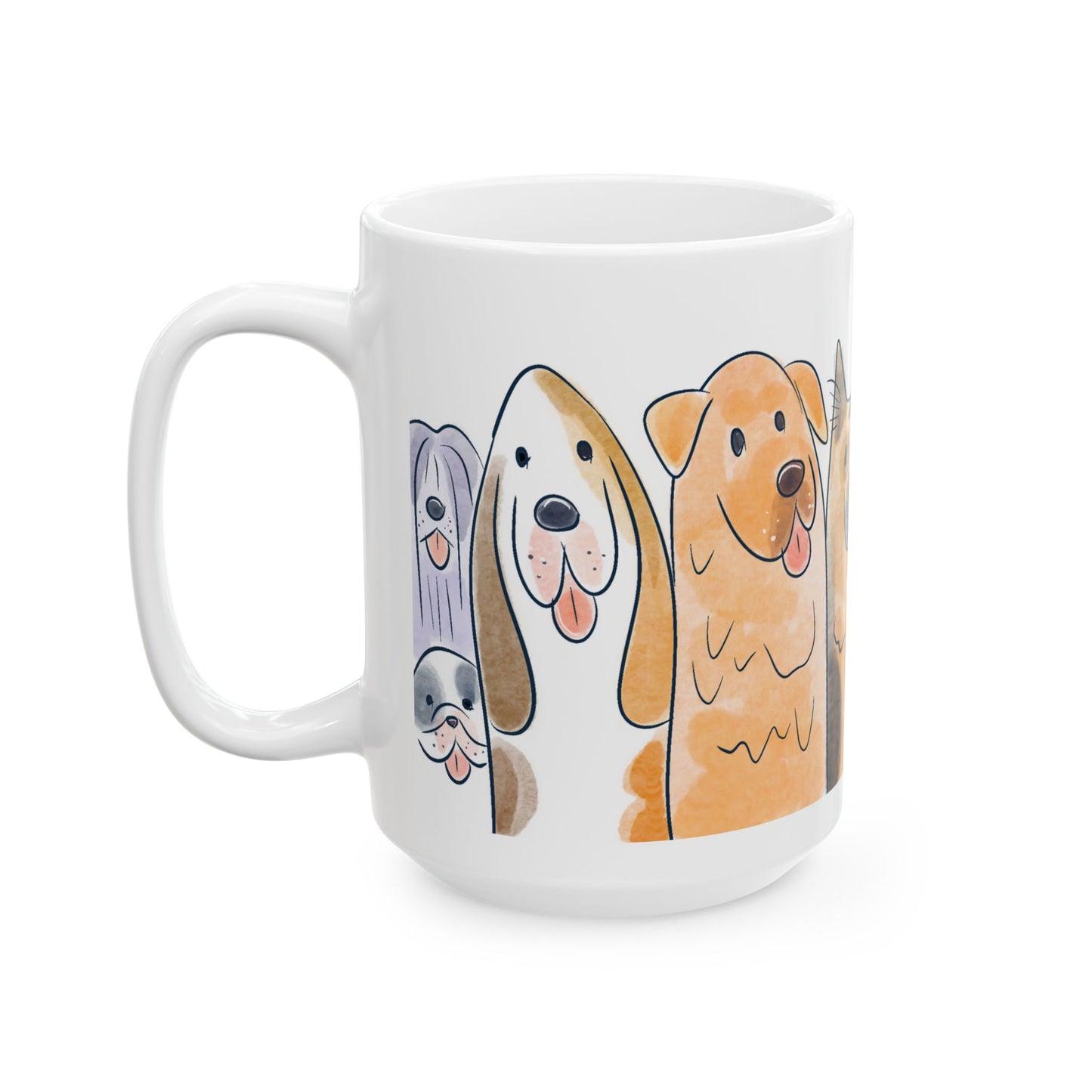Happy Dogs Brigade Mug Design | Perfect for Pet Lovers | 11oz & 15oz Options