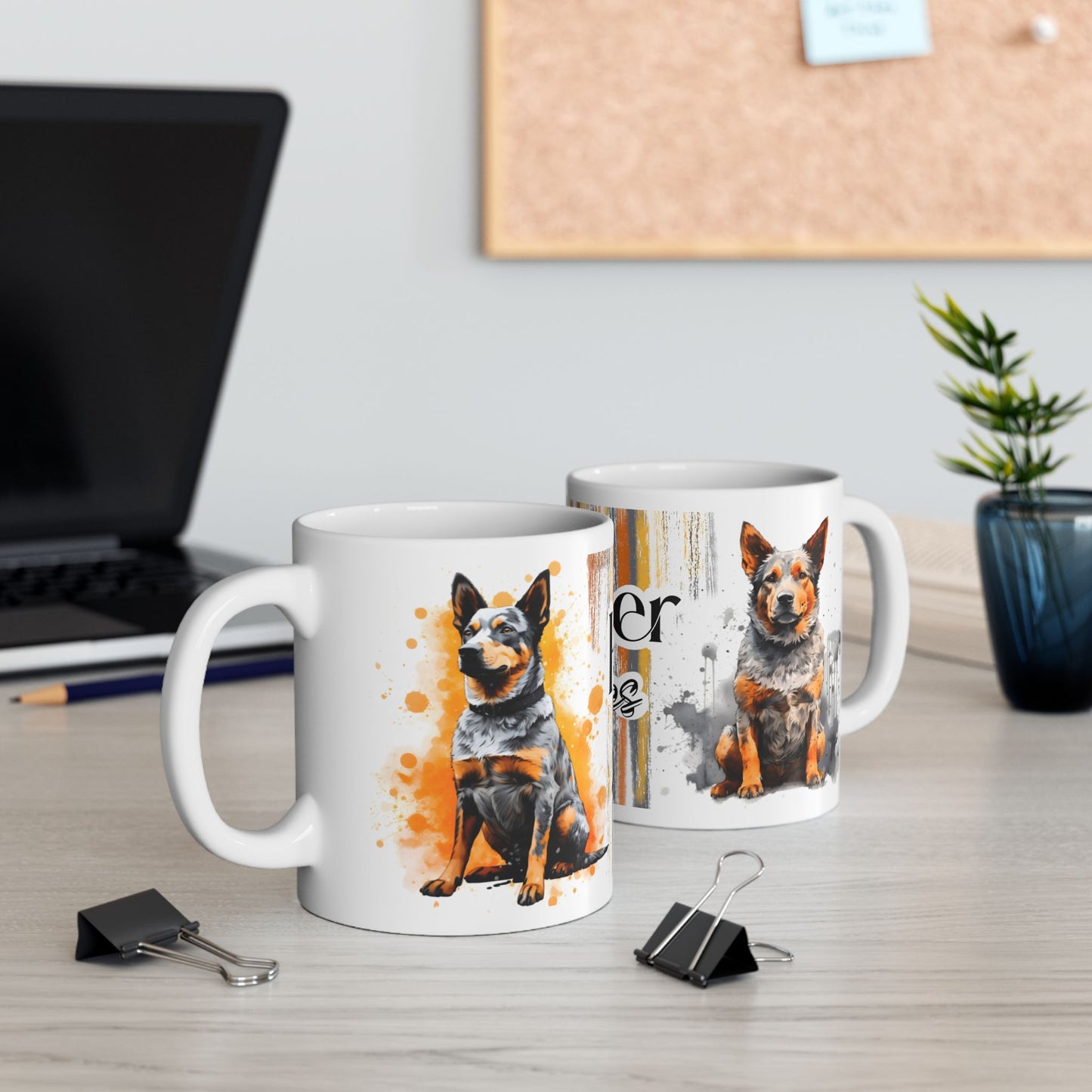 Heeler Rules Mug Design - Colorful Design for Dog Lovers