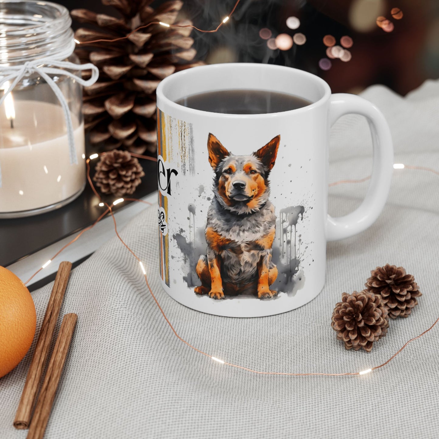 Heeler Rules Mug Design - Colorful Design for Dog Lovers