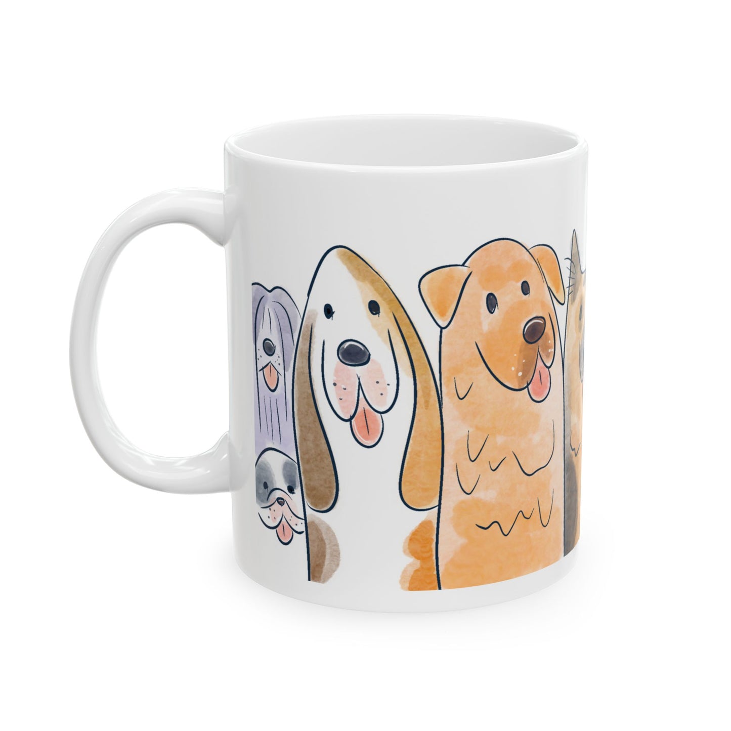Happy Dogs Brigade Mug Design | Perfect for Pet Lovers | 11oz & 15oz Options