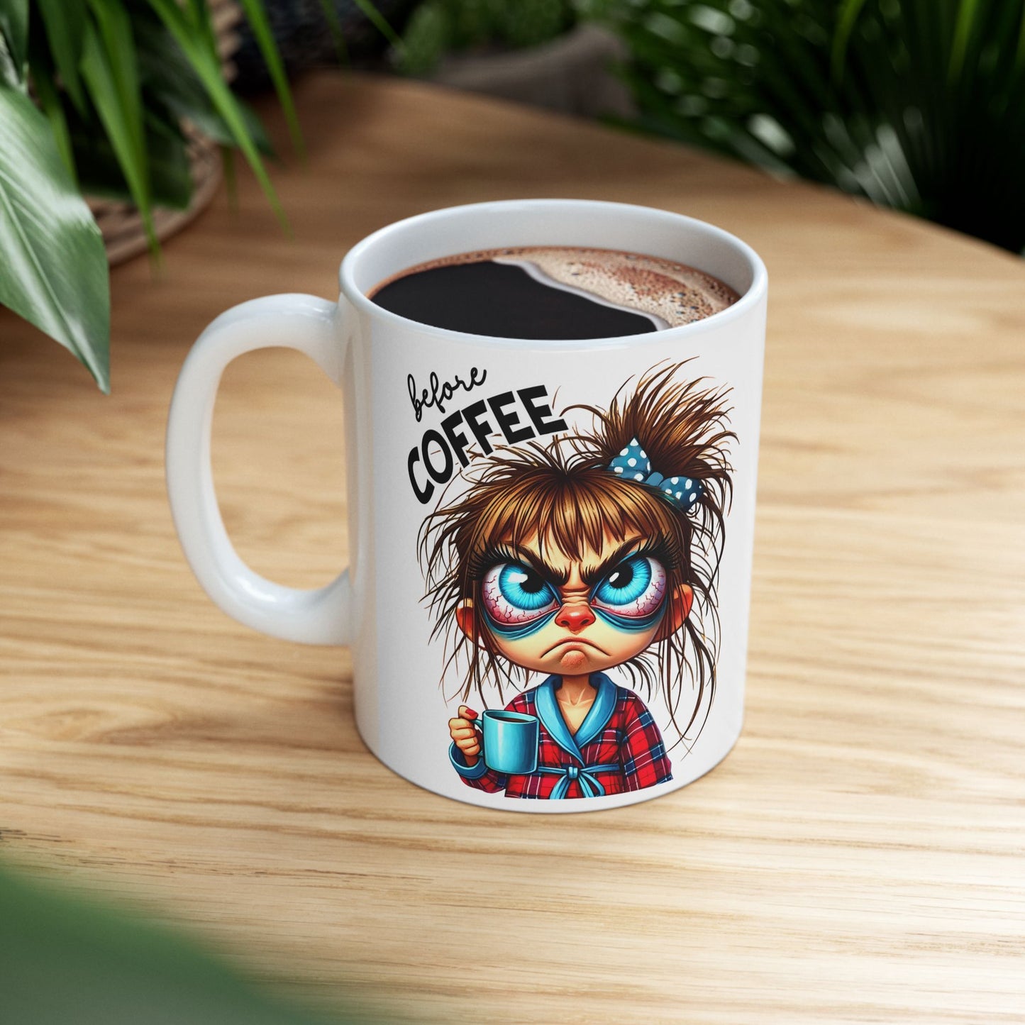Fully Caffeinated Ceramic Mug - Fun Coffee Cup for Coffee Lovers