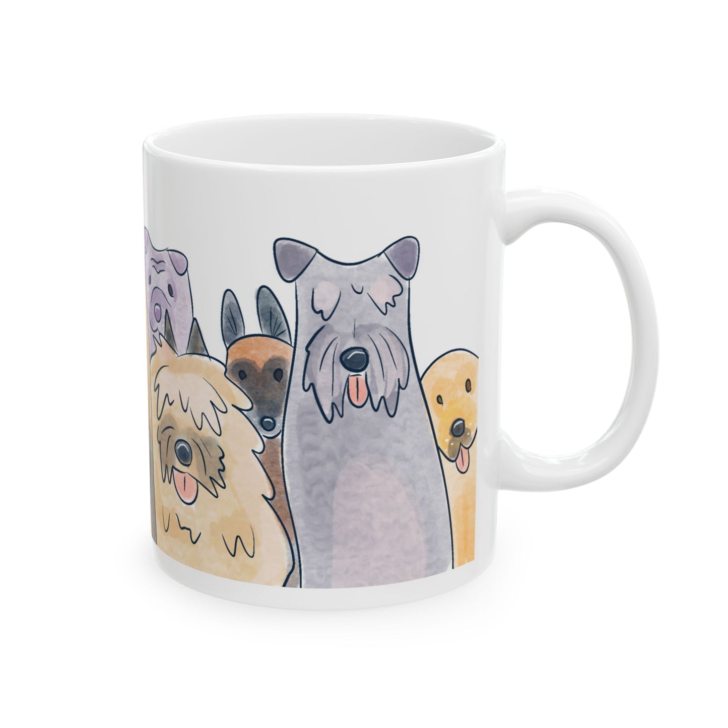 Happy Dogs Brigade Mug Design | Perfect for Pet Lovers | 11oz & 15oz Options