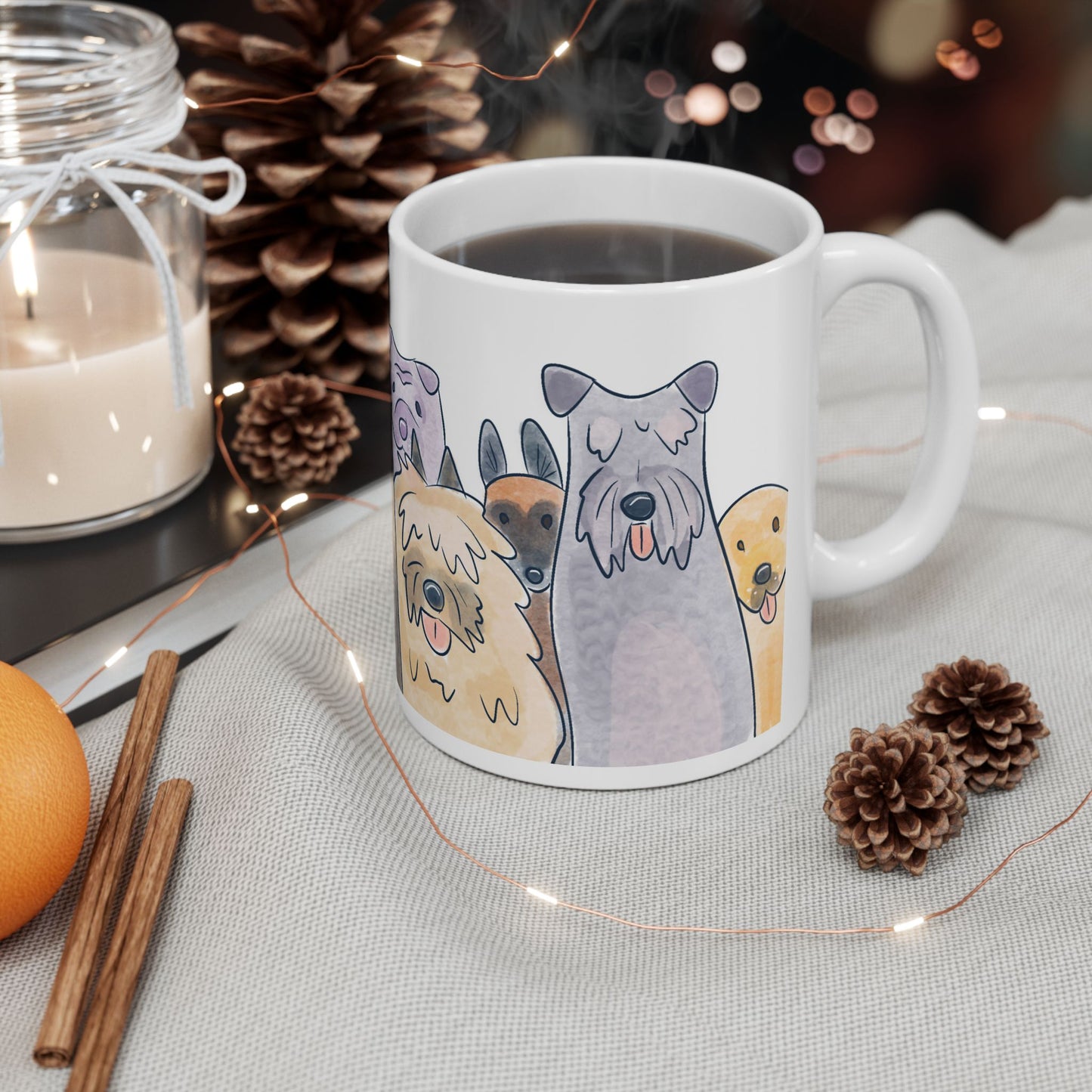 Happy Dogs Brigade Mug Design | Perfect for Pet Lovers | 11oz & 15oz Options