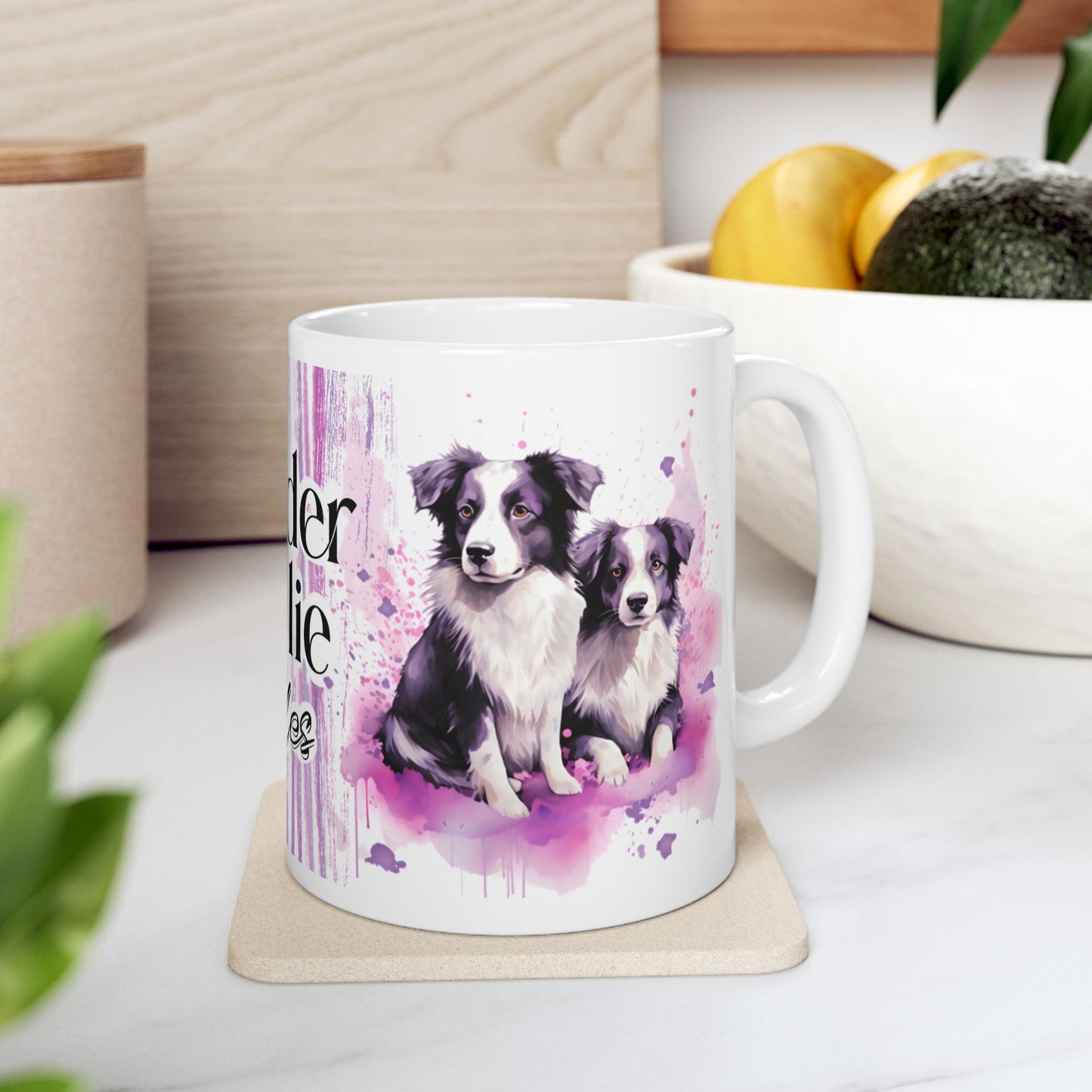Border Collie Rules Mug Design - Perfect Gift for Dog Lovers