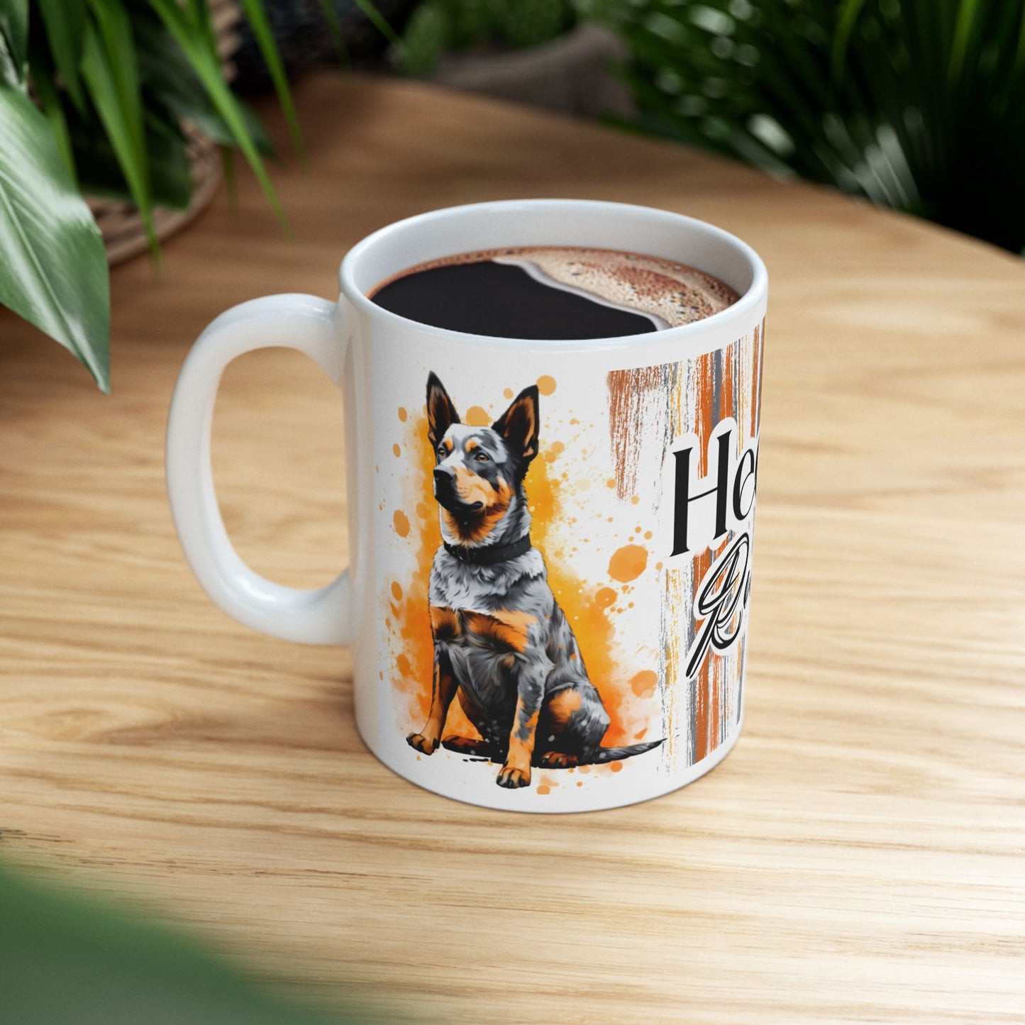 Heeler Rules Mug Design - Colorful Design for Dog Lovers