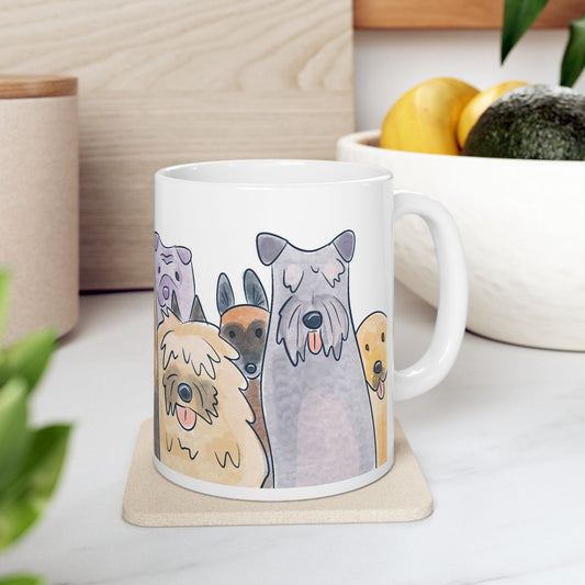 Happy Dogs Brigade Mug Design | Perfect for Pet Lovers | 11oz & 15oz Options