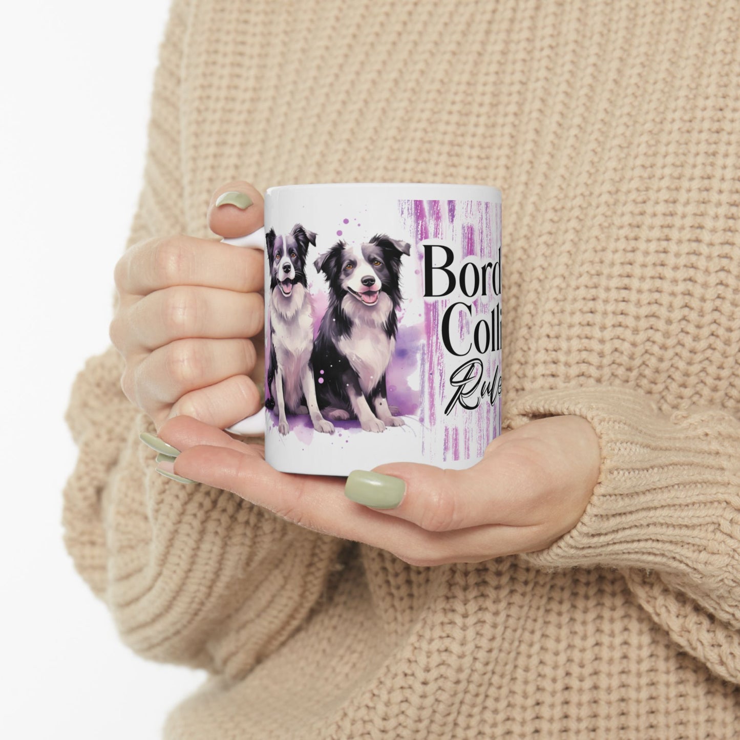 Border Collie Rules Mug Design - Perfect Gift for Dog Lovers