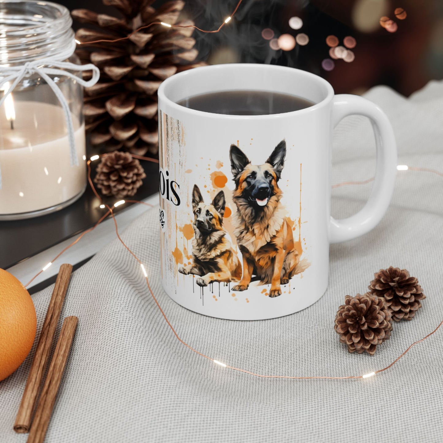 Malinois Rules Ceramic Mug - Perfect Gift for Dog Lovers | 11oz & 15oz