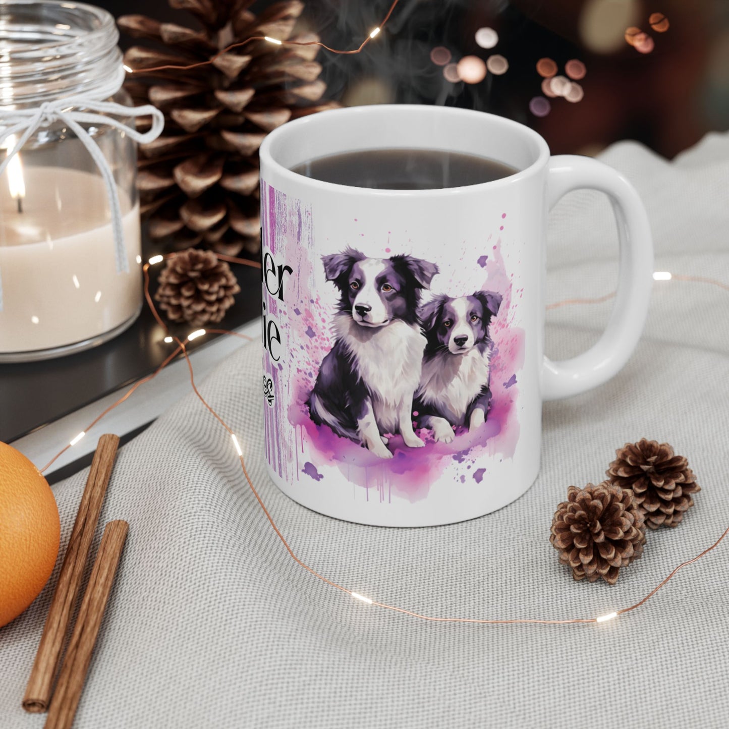 Border Collie Rules Mug Design - Perfect Gift for Dog Lovers
