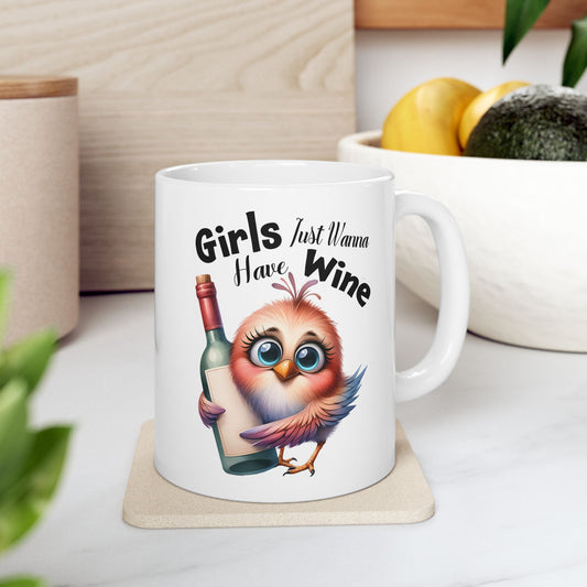 Funny Quotes - Girls Just Wanna Have Wine
