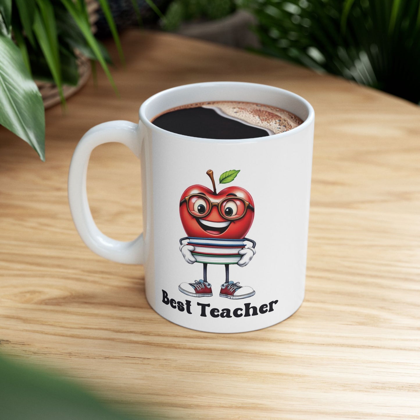 Apple - Best Teacher Ceramic Mug (11oz, 15oz)