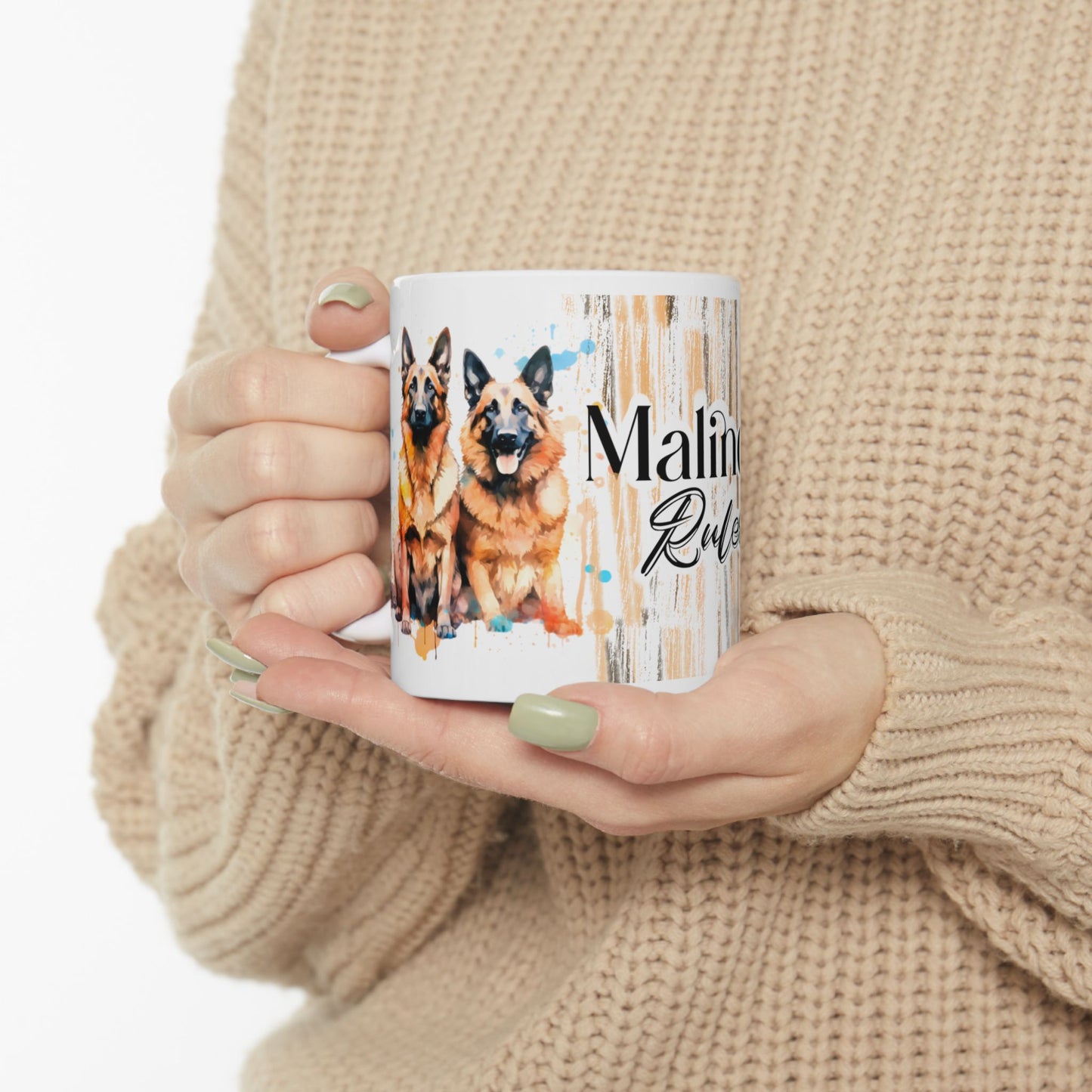 Malinois Rules Ceramic Mug - Perfect Gift for Dog Lovers | 11oz & 15oz