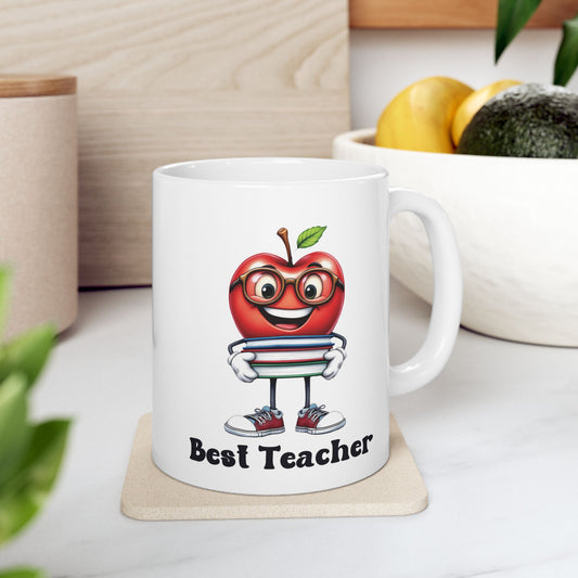 Apple - Best Teacher Ceramic Mug (11oz, 15oz)